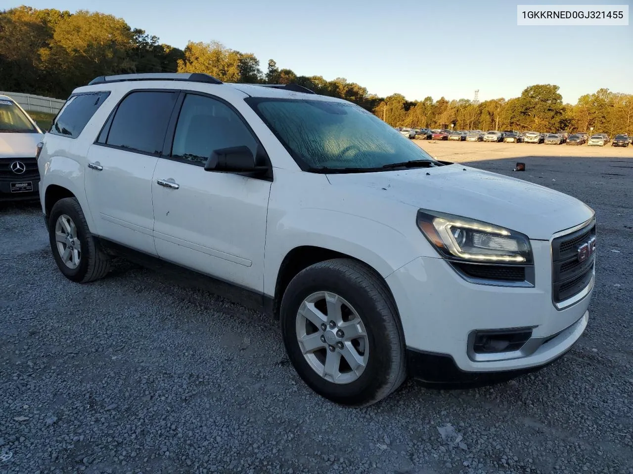 2016 GMC Acadia Sle VIN: 1GKKRNED0GJ321455 Lot: 75264214