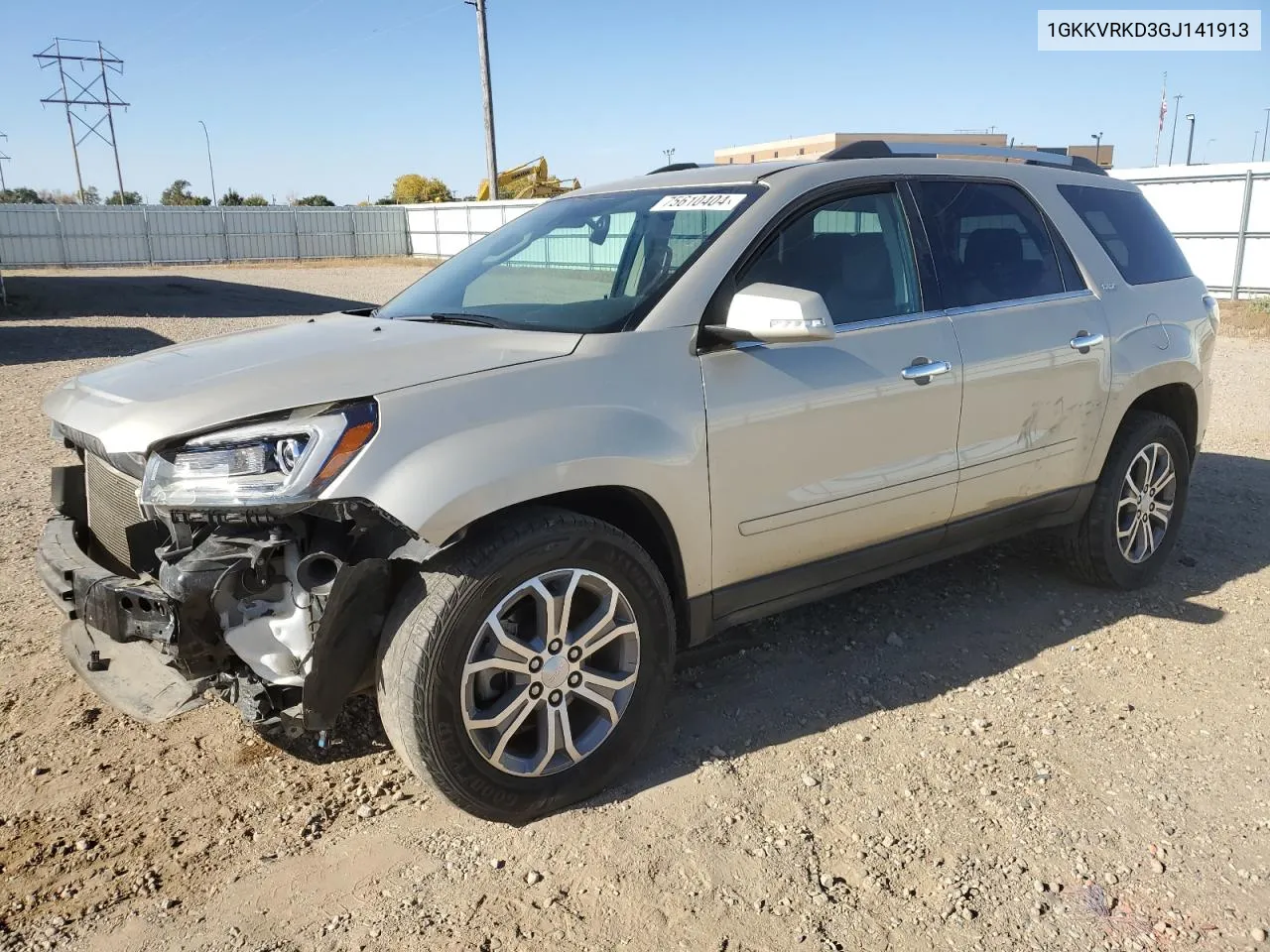 2016 GMC Acadia Slt-1 VIN: 1GKKVRKD3GJ141913 Lot: 75610404