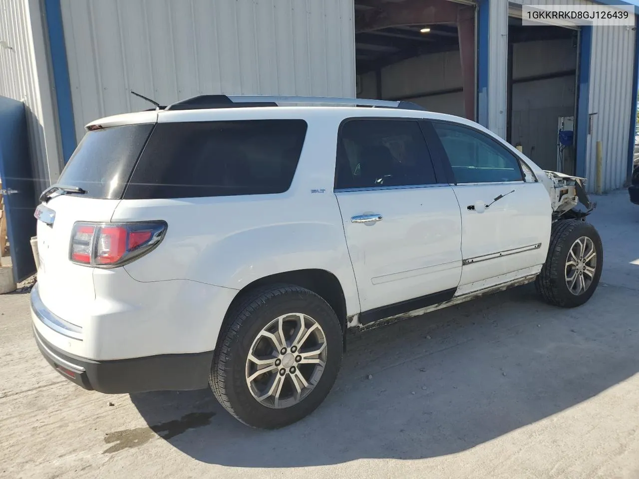 2016 GMC Acadia Slt-1 VIN: 1GKKRRKD8GJ126439 Lot: 75624234