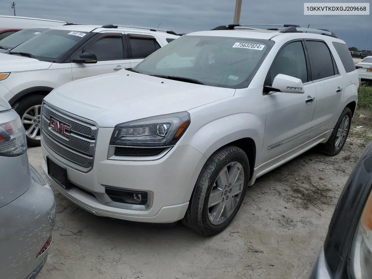 2016 GMC Acadia Denali VIN: 1GKKVTKDXGJ209668 Lot: 75632824