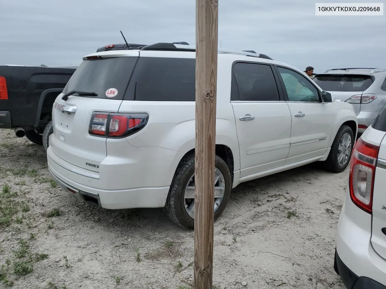 1GKKVTKDXGJ209668 2016 GMC Acadia Denali