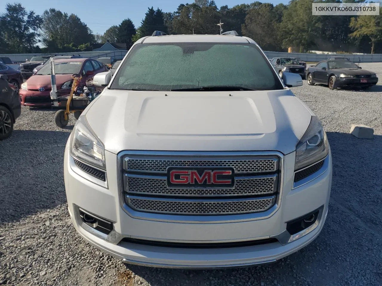 2016 GMC Acadia Denali VIN: 1GKKVTKD6GJ310738 Lot: 75976814