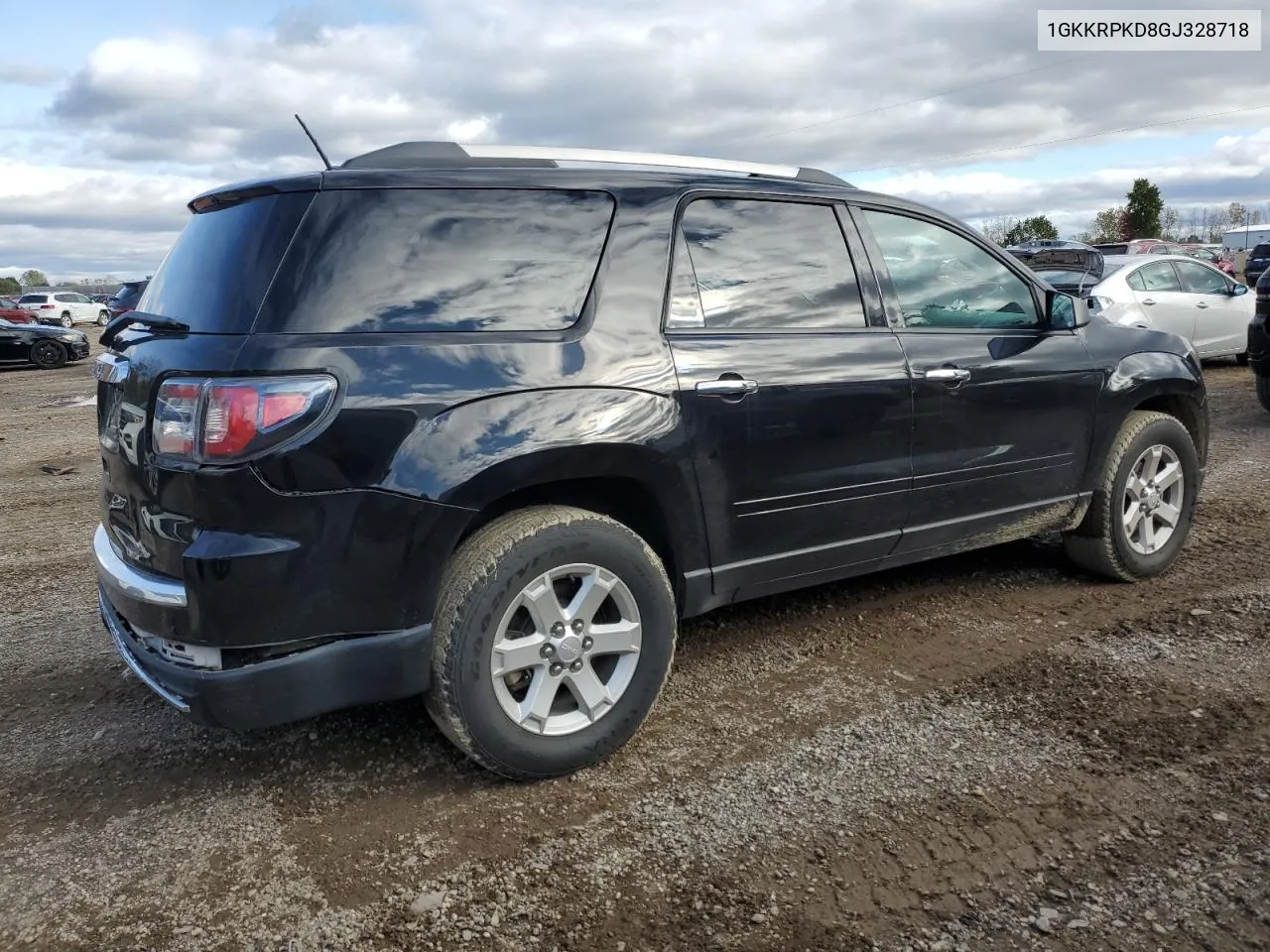 2016 GMC Acadia Sle VIN: 1GKKRPKD8GJ328718 Lot: 75999364