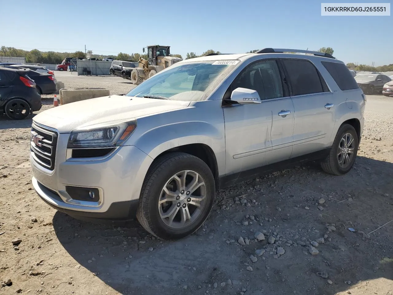 2016 GMC Acadia Slt-1 VIN: 1GKKRRKD6GJ265551 Lot: 76003014