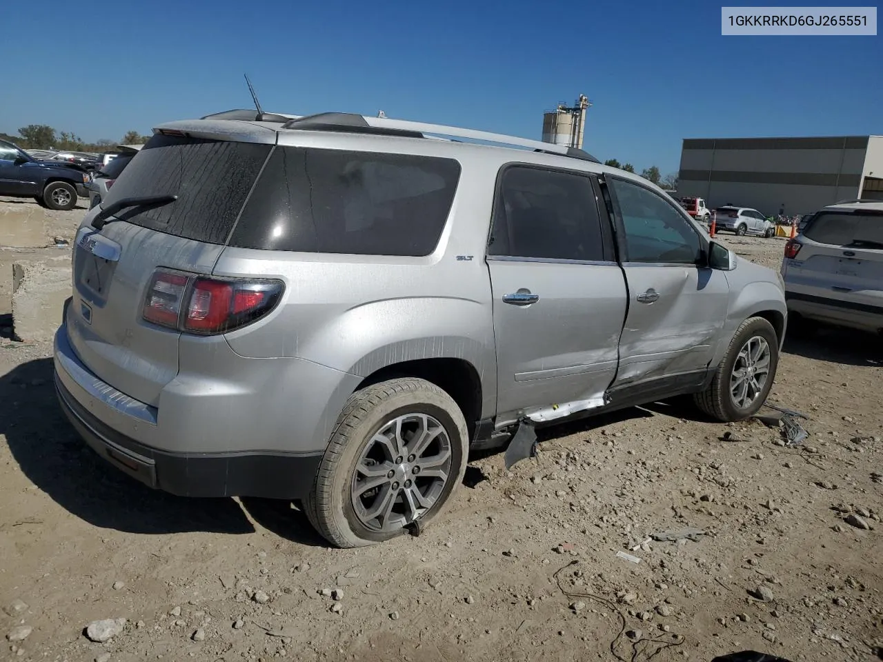 2016 GMC Acadia Slt-1 VIN: 1GKKRRKD6GJ265551 Lot: 76003014