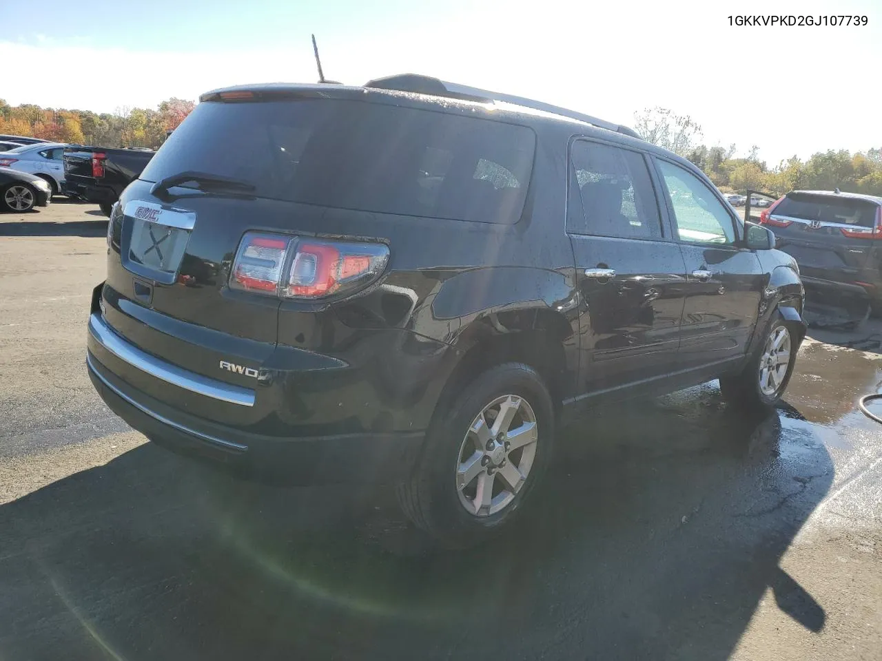 2016 GMC Acadia Sle VIN: 1GKKVPKD2GJ107739 Lot: 76062804