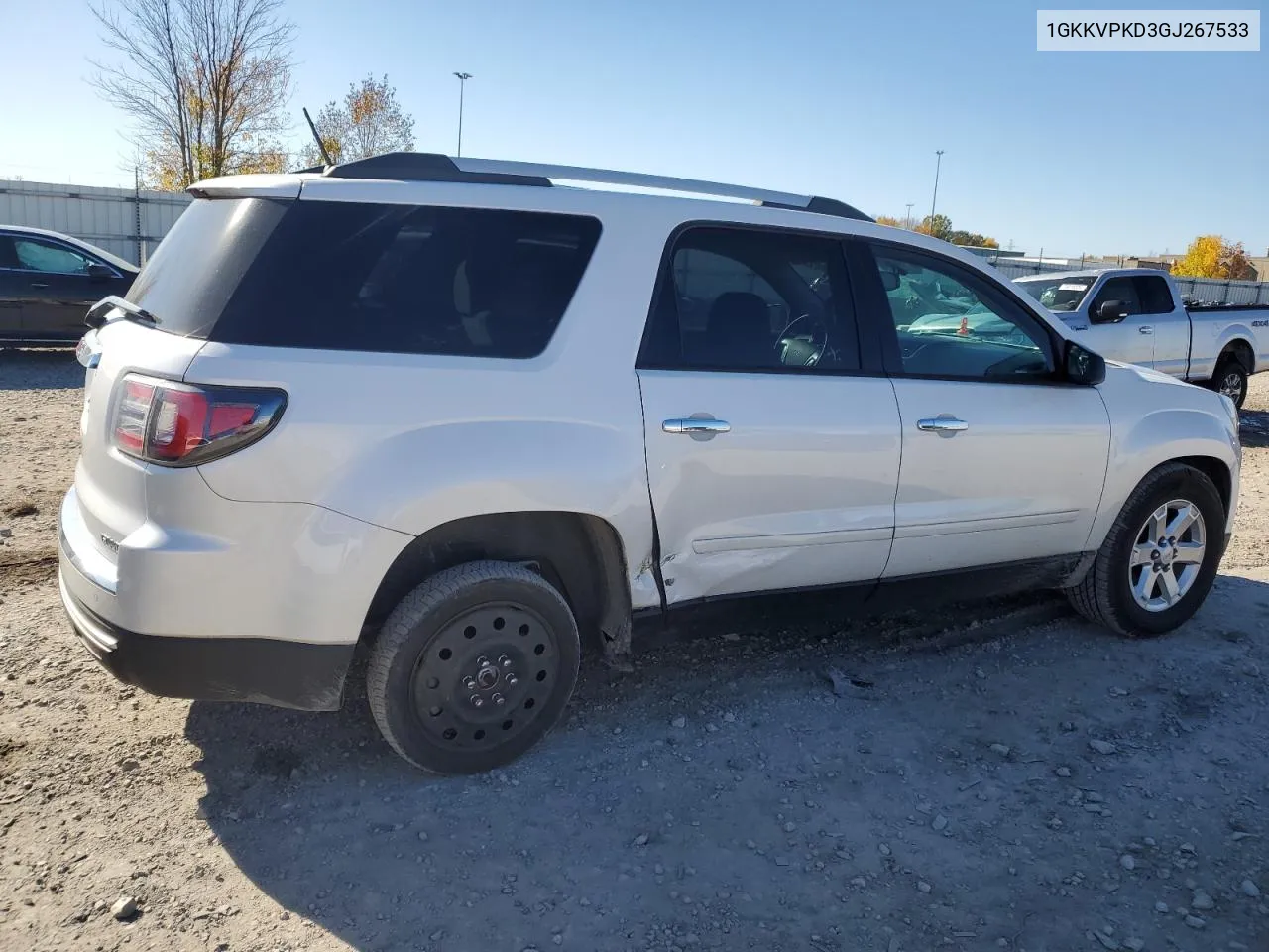 2016 GMC Acadia Sle VIN: 1GKKVPKD3GJ267533 Lot: 76288154