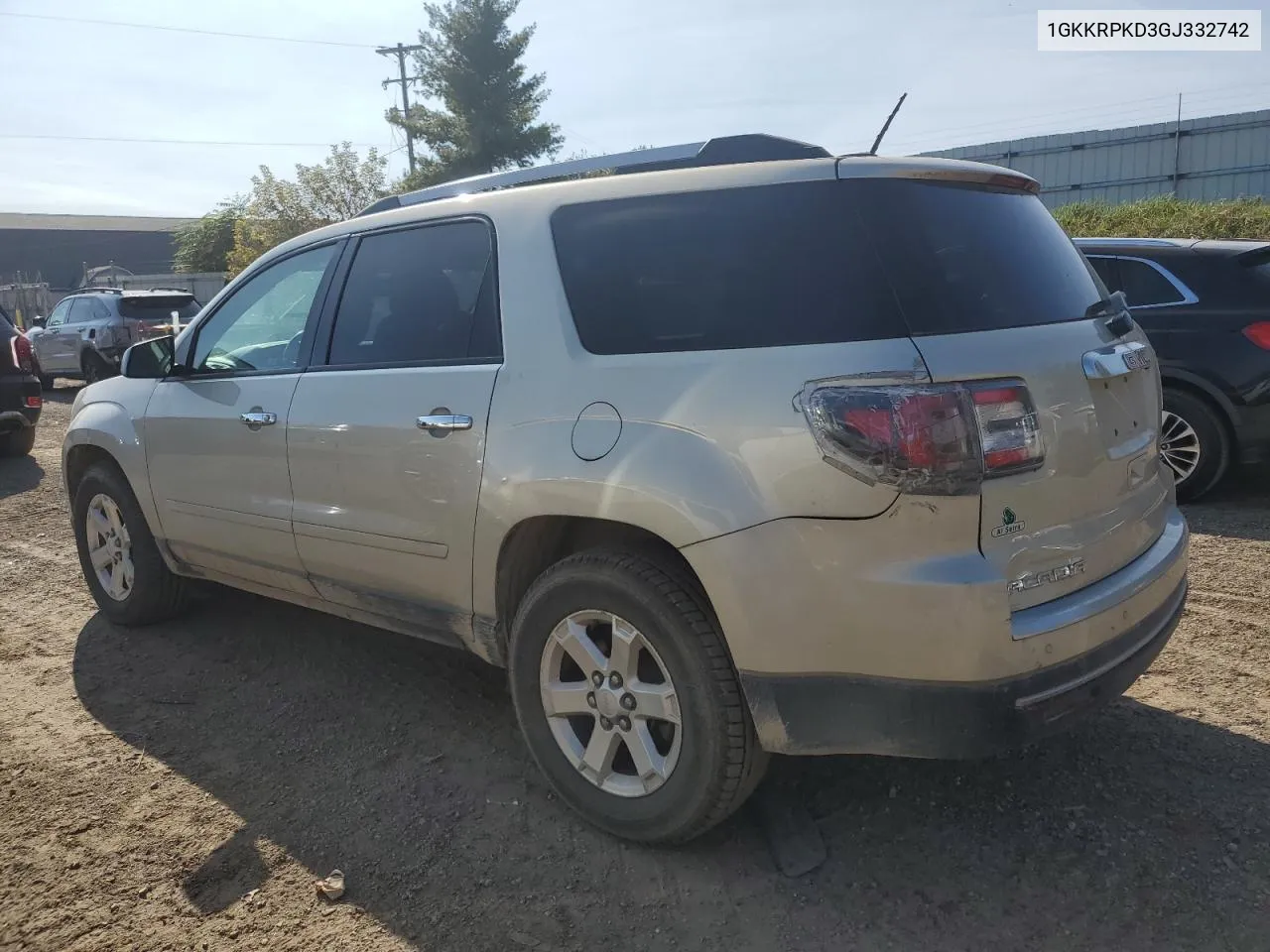 1GKKRPKD3GJ332742 2016 GMC Acadia Sle