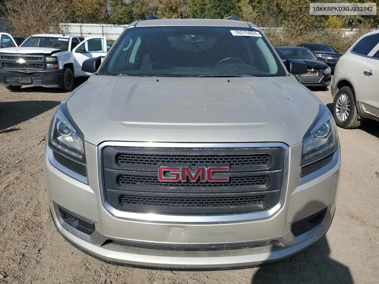 1GKKRPKD3GJ332742 2016 GMC Acadia Sle