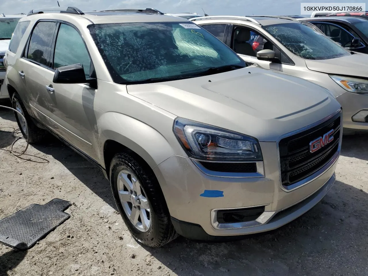 2016 GMC Acadia Sle VIN: 1GKKVPKD5GJ170866 Lot: 76926314