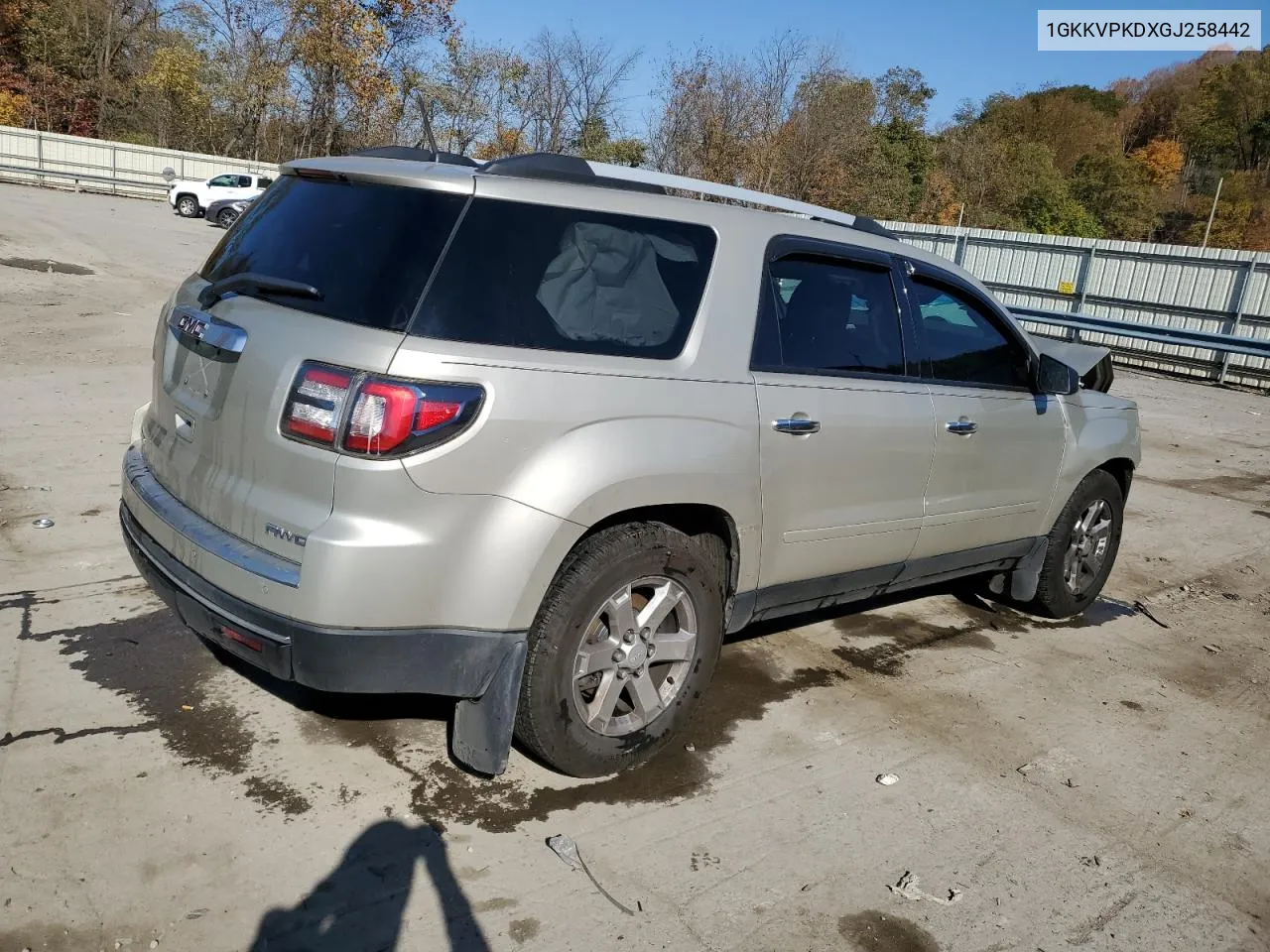 2016 GMC Acadia Sle VIN: 1GKKVPKDXGJ258442 Lot: 77023414