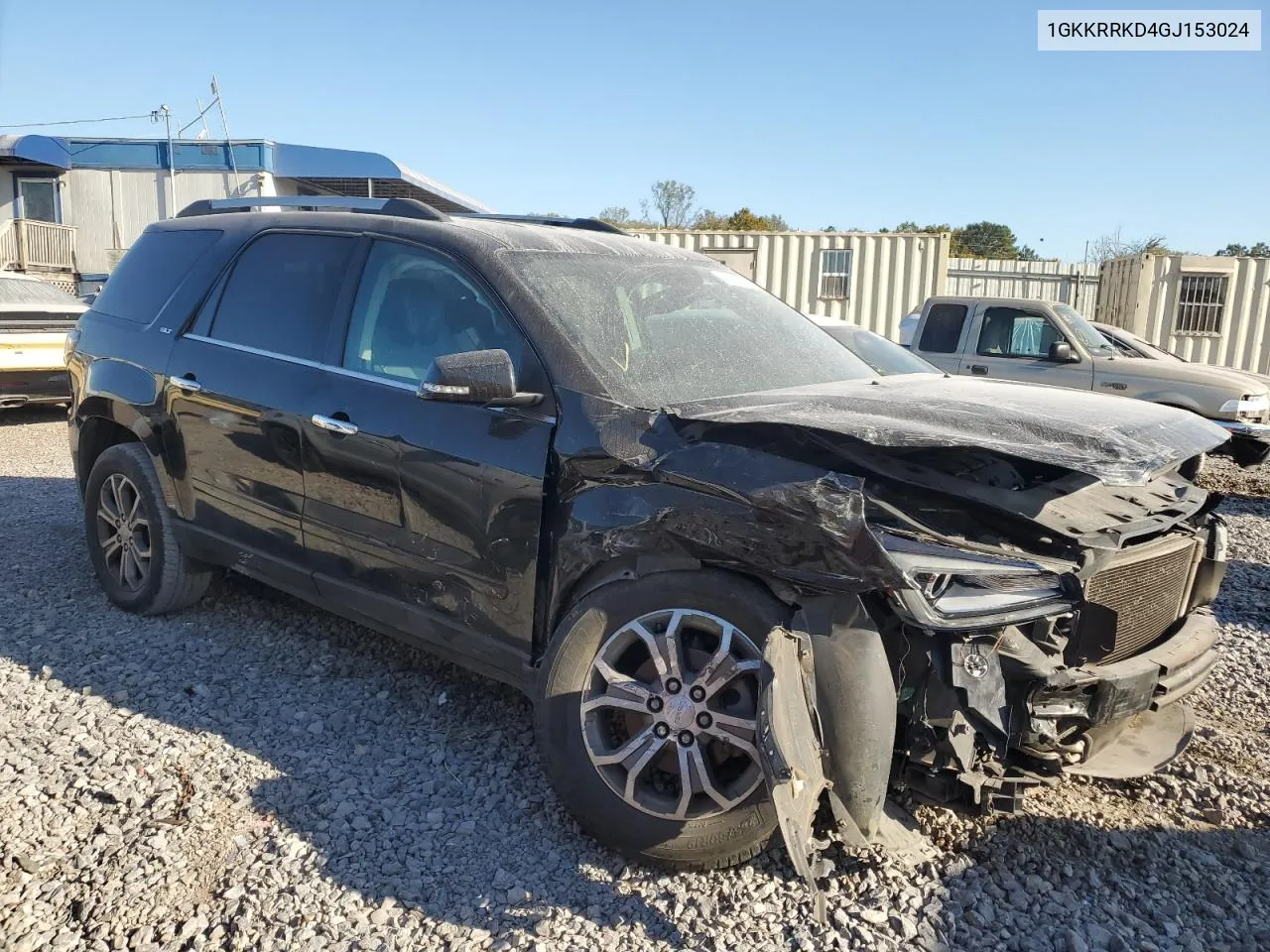 2016 GMC Acadia Slt-1 VIN: 1GKKRRKD4GJ153024 Lot: 77367164