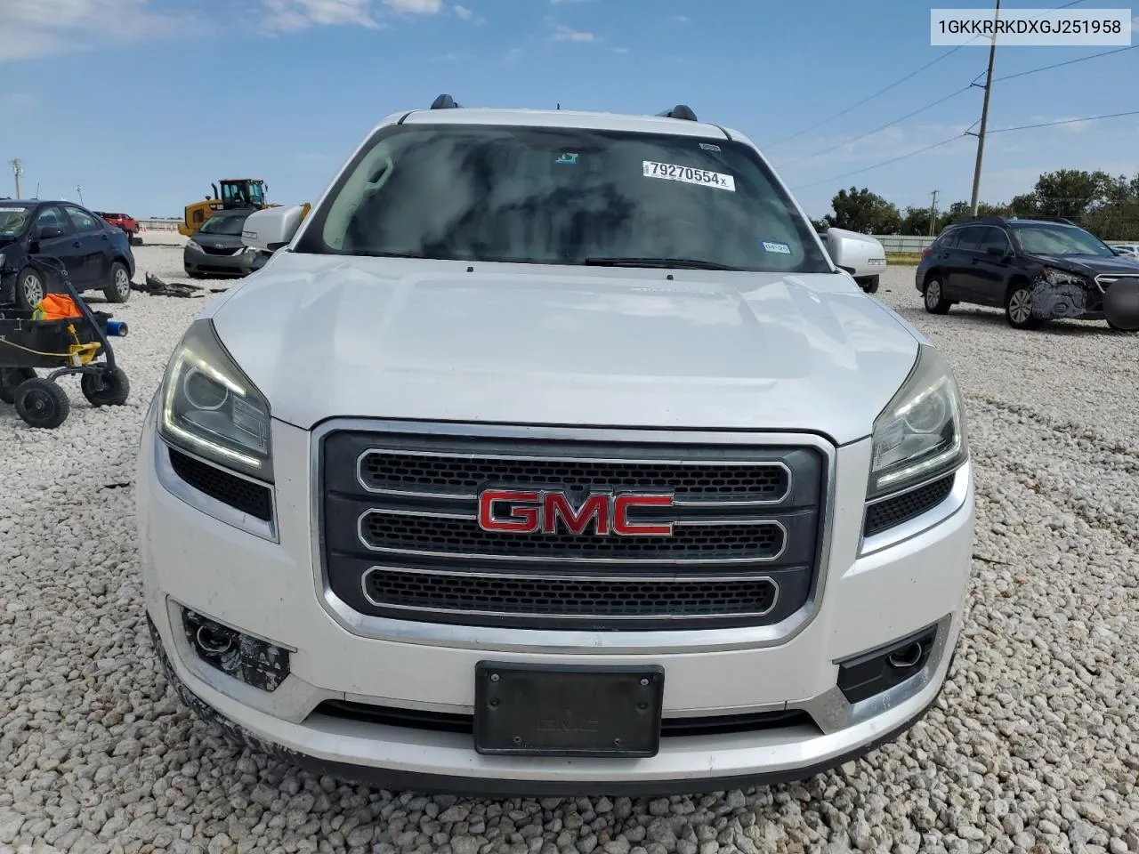 2016 GMC Acadia Slt-1 VIN: 1GKKRRKDXGJ251958 Lot: 79270554