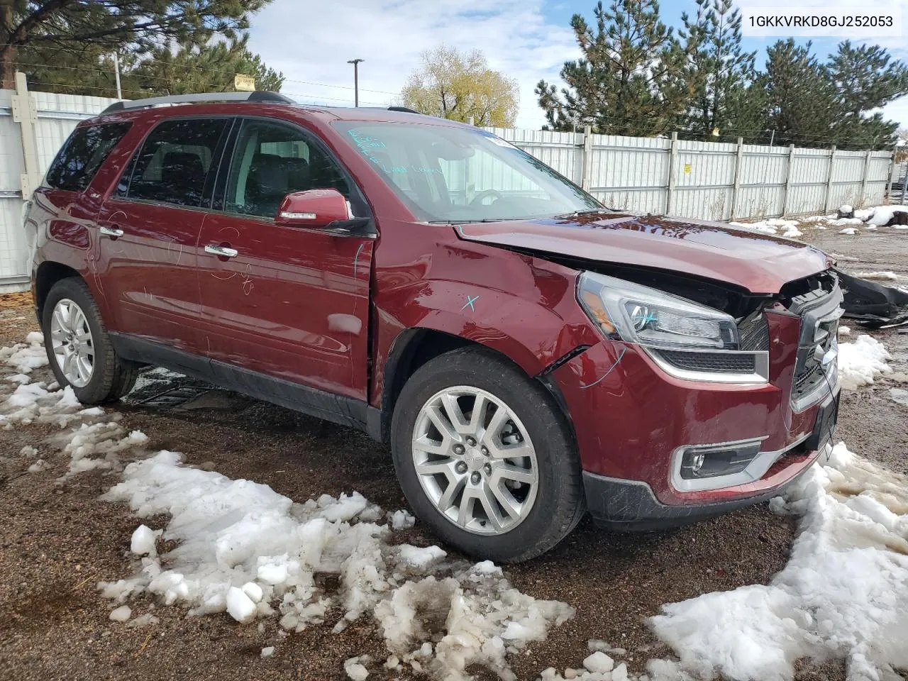 2016 GMC Acadia Slt-1 VIN: 1GKKVRKD8GJ252053 Lot: 79430884