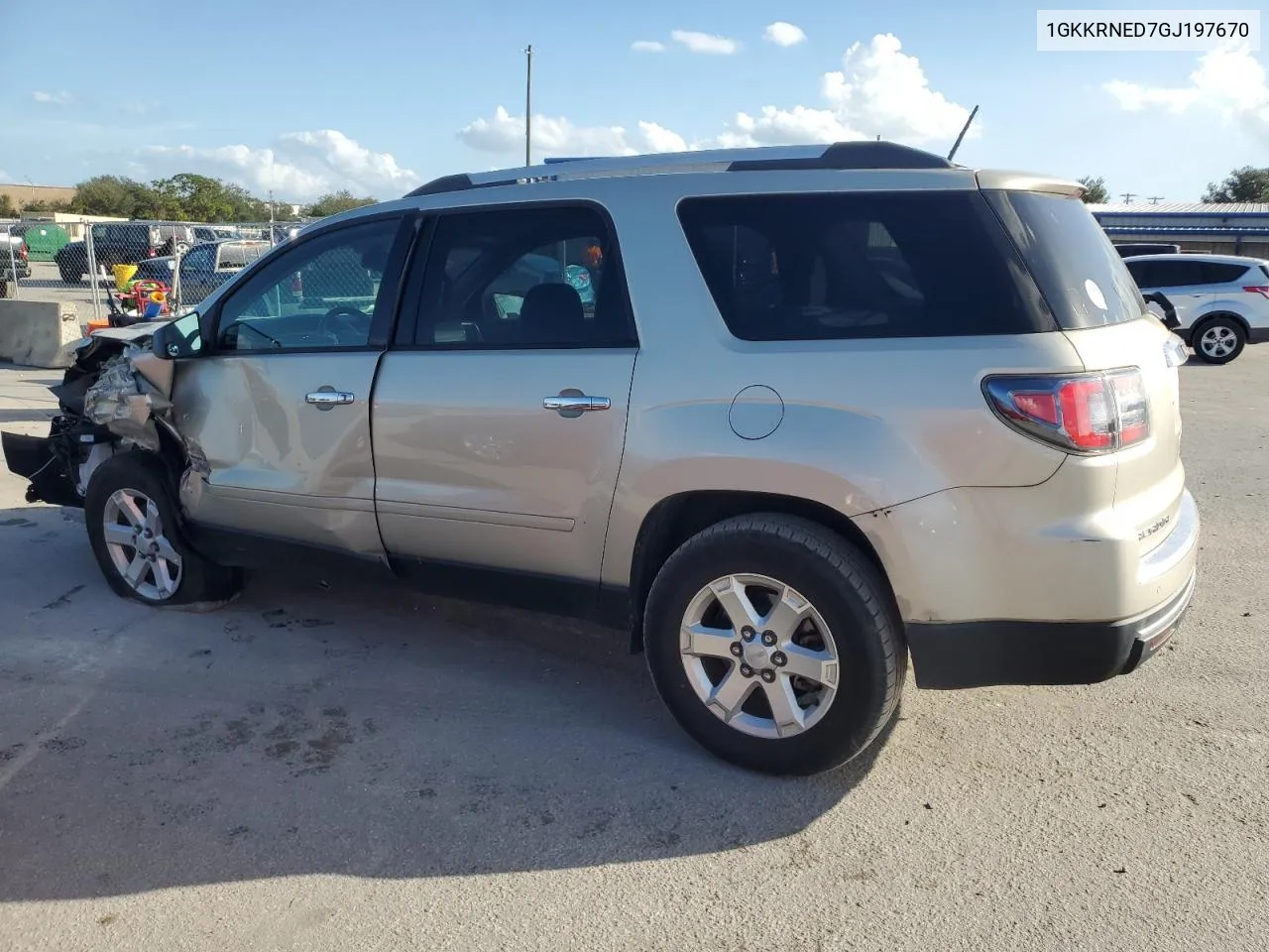 2016 GMC Acadia Sle VIN: 1GKKRNED7GJ197670 Lot: 80316074