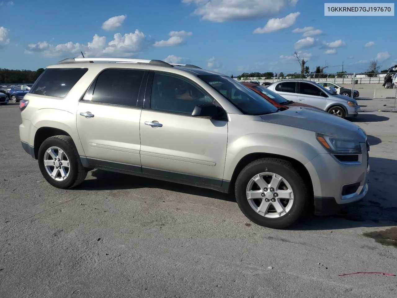 2016 GMC Acadia Sle VIN: 1GKKRNED7GJ197670 Lot: 80316074