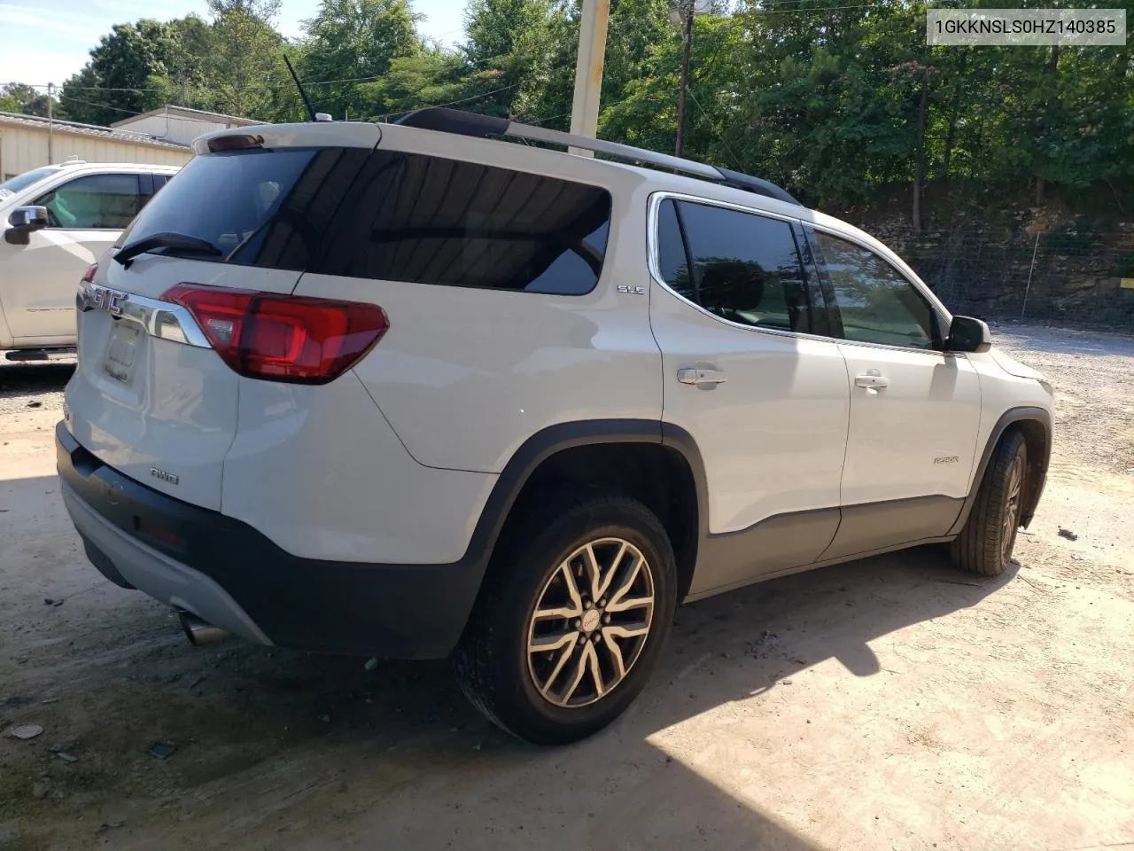 1GKKNSLS0HZ140385 2017 GMC Acadia Sle