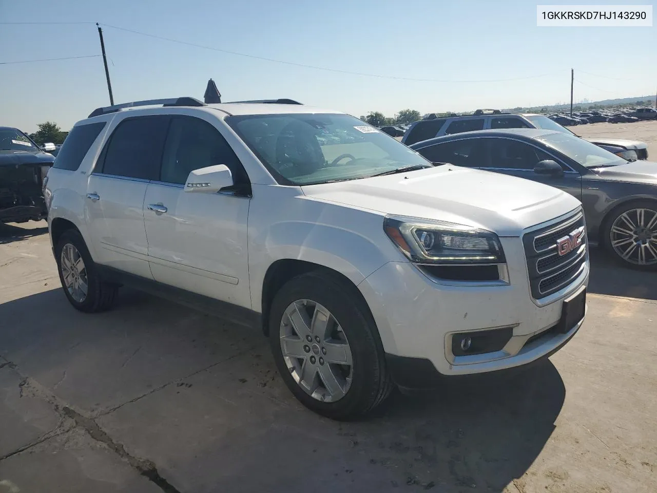 2017 GMC Acadia Limited Slt-2 VIN: 1GKKRSKD7HJ143290 Lot: 59237474