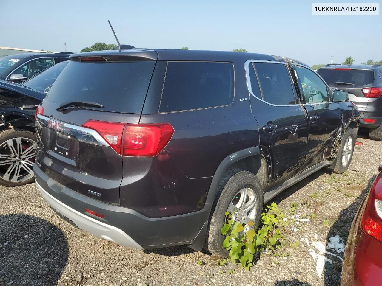 2017 GMC Acadia Sle VIN: 1GKKNRLA7HZ182200 Lot: 60641574