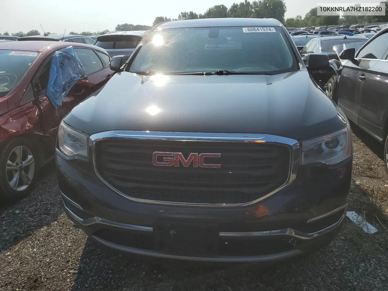 1GKKNRLA7HZ182200 2017 GMC Acadia Sle