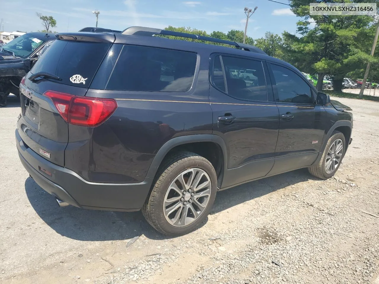 2017 GMC Acadia All Terrain VIN: 1GKKNVLSXHZ316456 Lot: 62102094