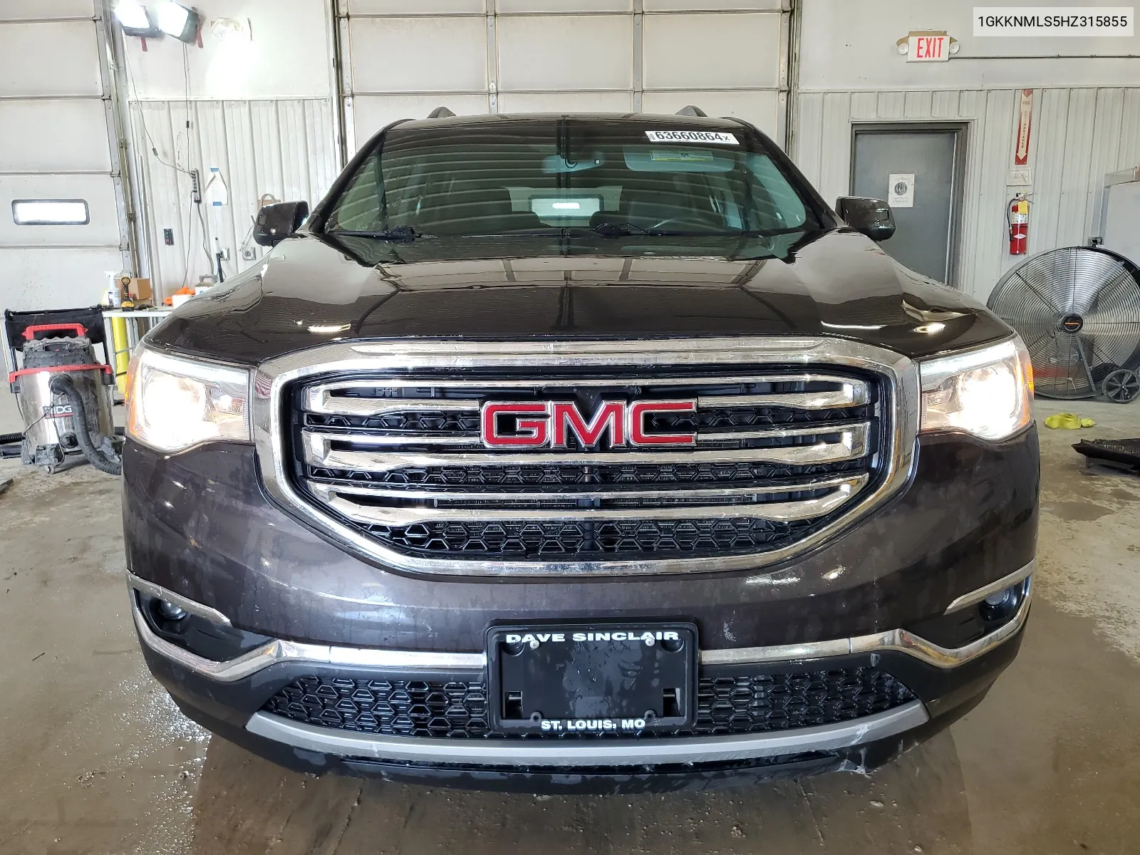 2017 GMC Acadia Slt-1 VIN: 1GKKNMLS5HZ315855 Lot: 63660864