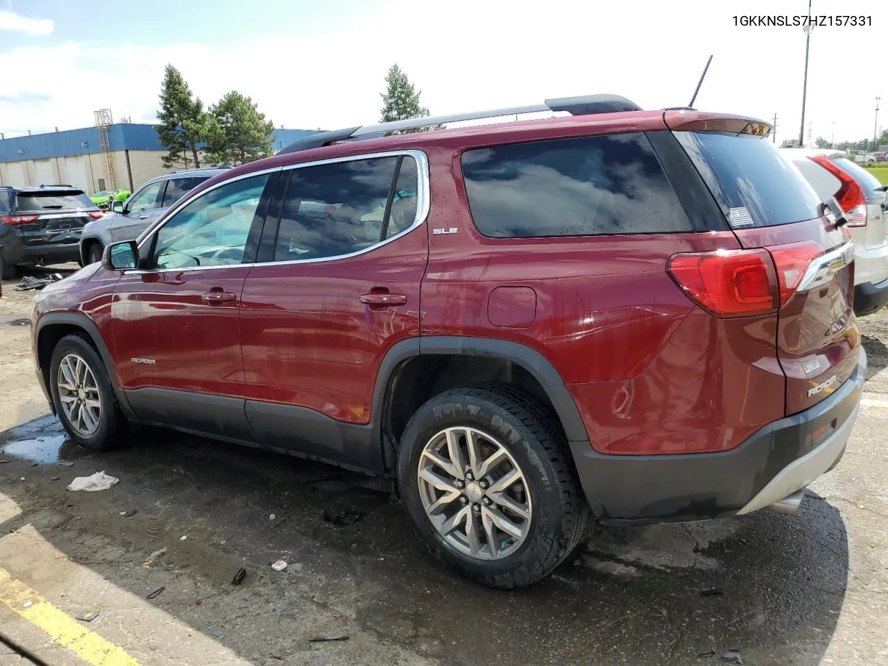 1GKKNSLS7HZ157331 2017 GMC Acadia Sle