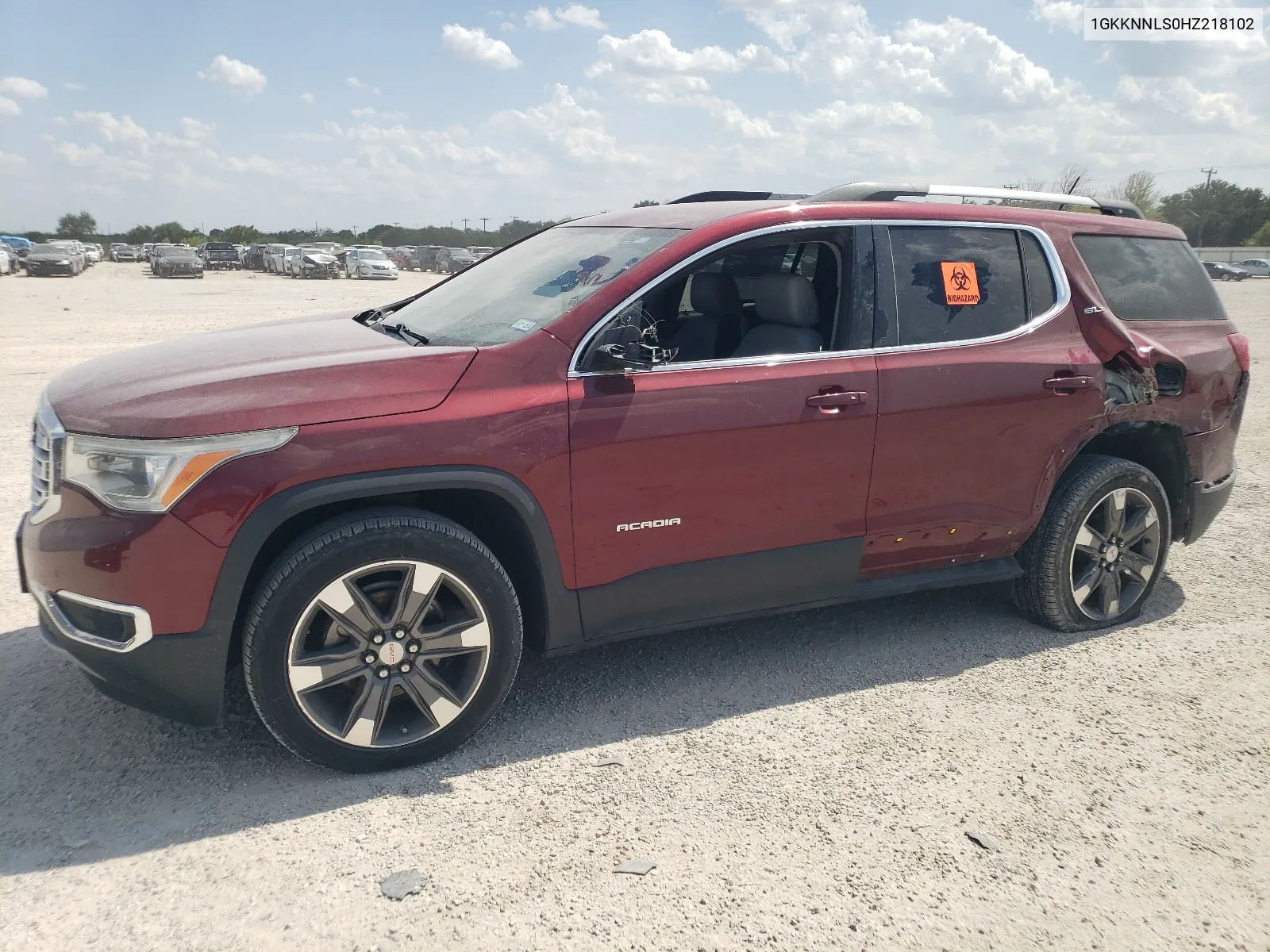 2017 GMC Acadia Slt-2 VIN: 1GKKNNLS0HZ218102 Lot: 66178154