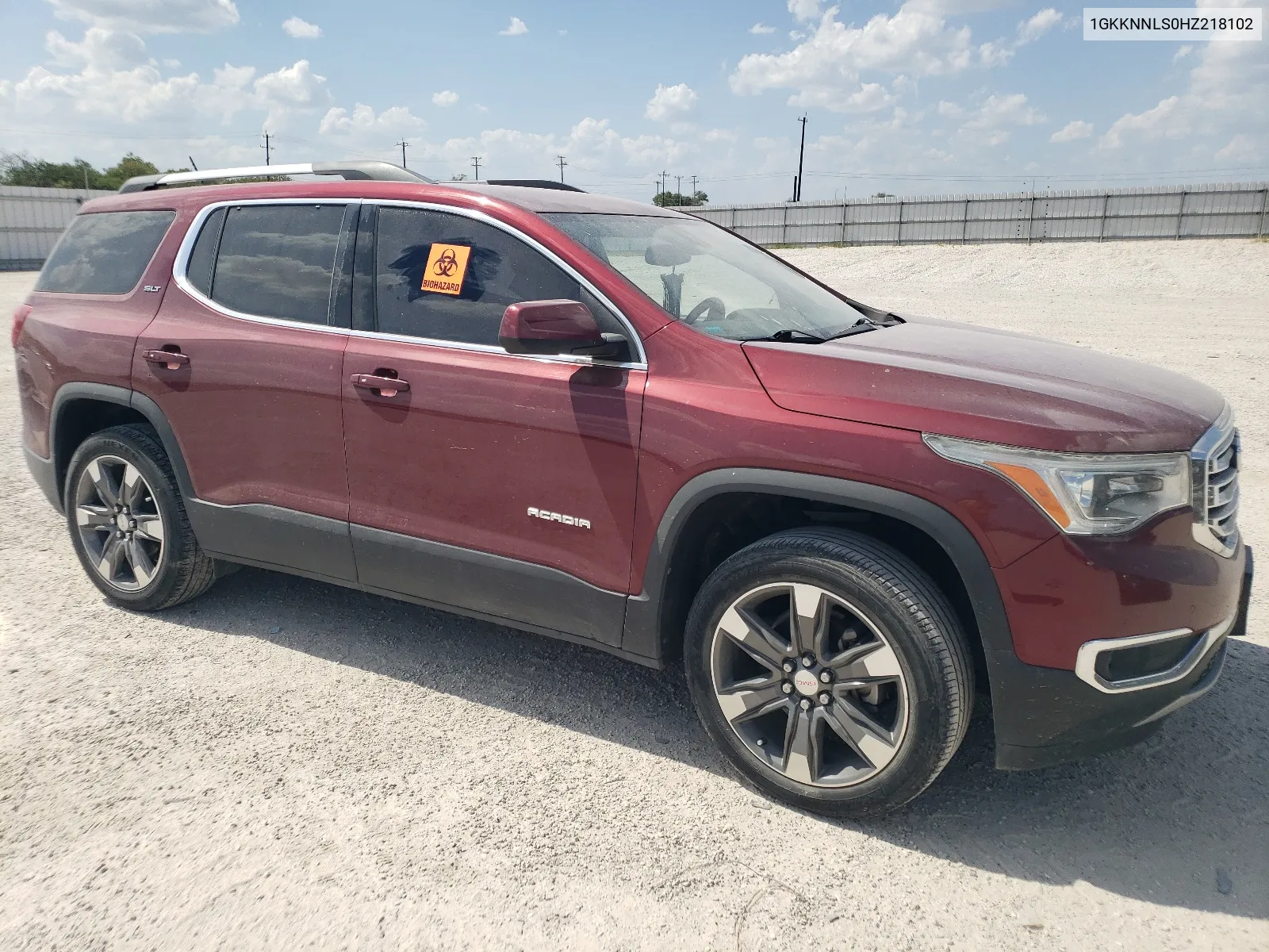 2017 GMC Acadia Slt-2 VIN: 1GKKNNLS0HZ218102 Lot: 66178154