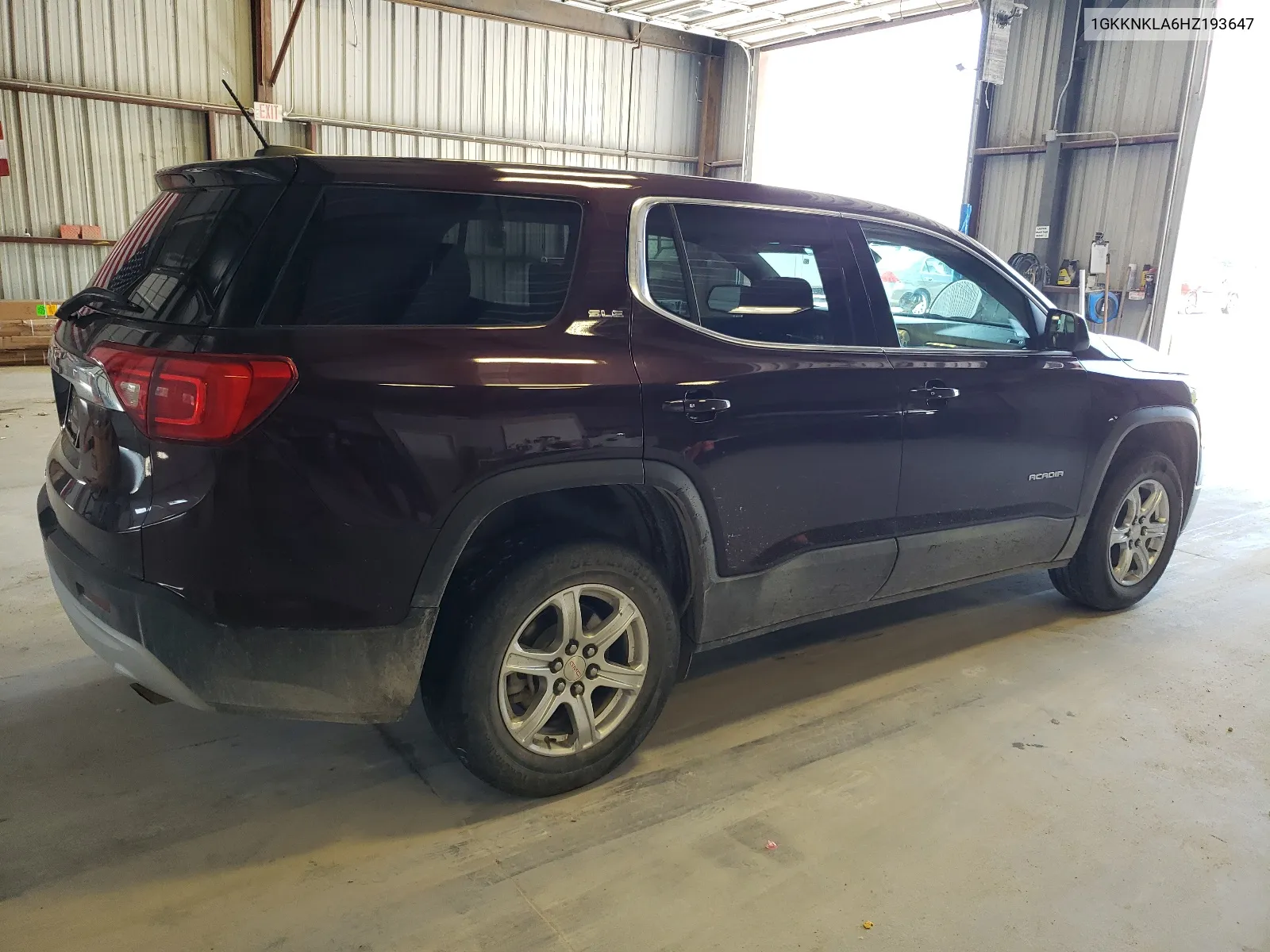 2017 GMC Acadia Sle VIN: 1GKKNKLA6HZ193647 Lot: 67045034