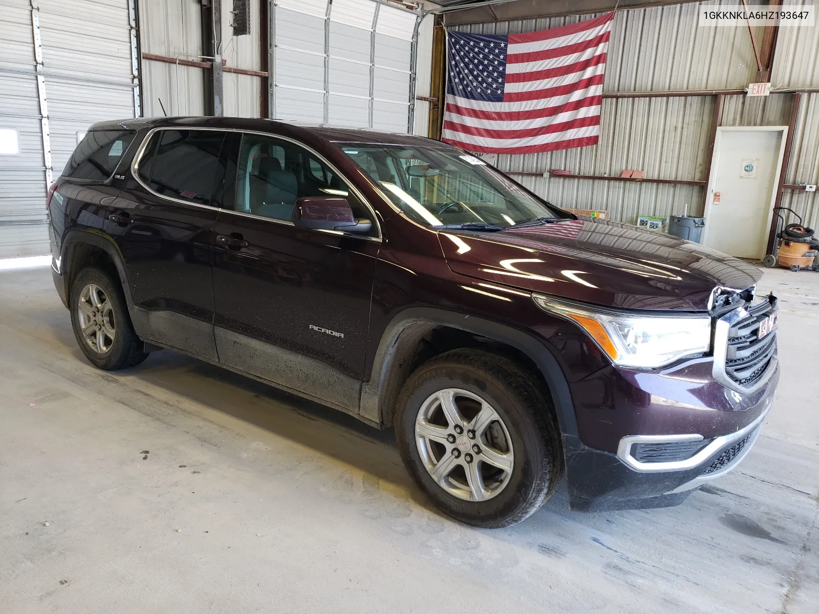 2017 GMC Acadia Sle VIN: 1GKKNKLA6HZ193647 Lot: 67045034