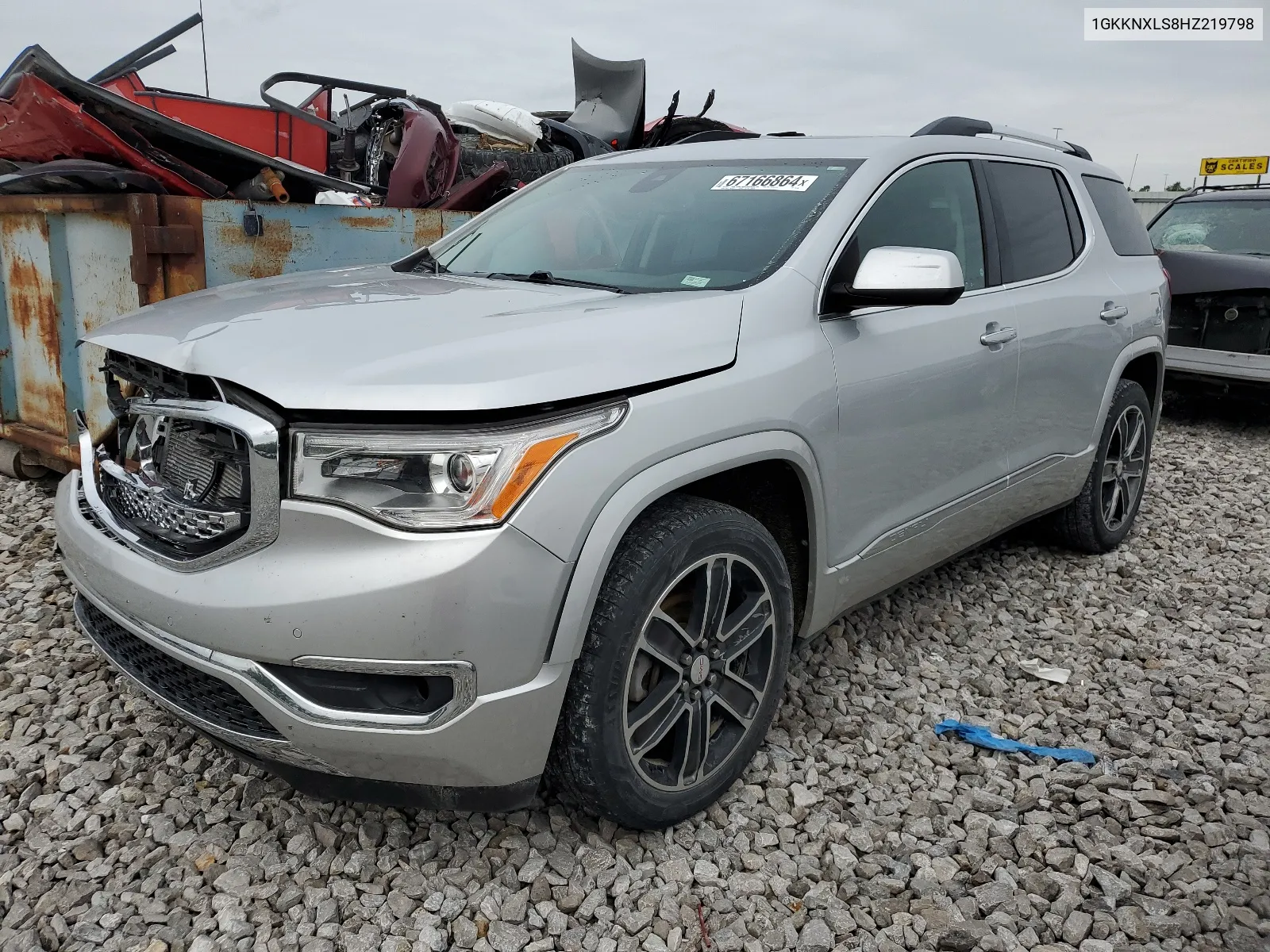 2017 GMC Acadia Denali VIN: 1GKKNXLS8HZ219798 Lot: 67166864