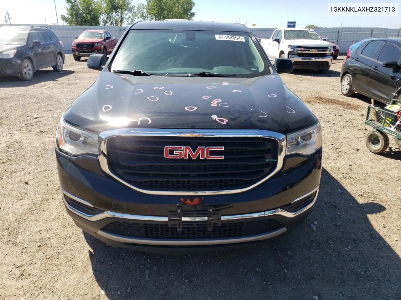 1GKKNKLAXHZ321713 2017 GMC Acadia Sle