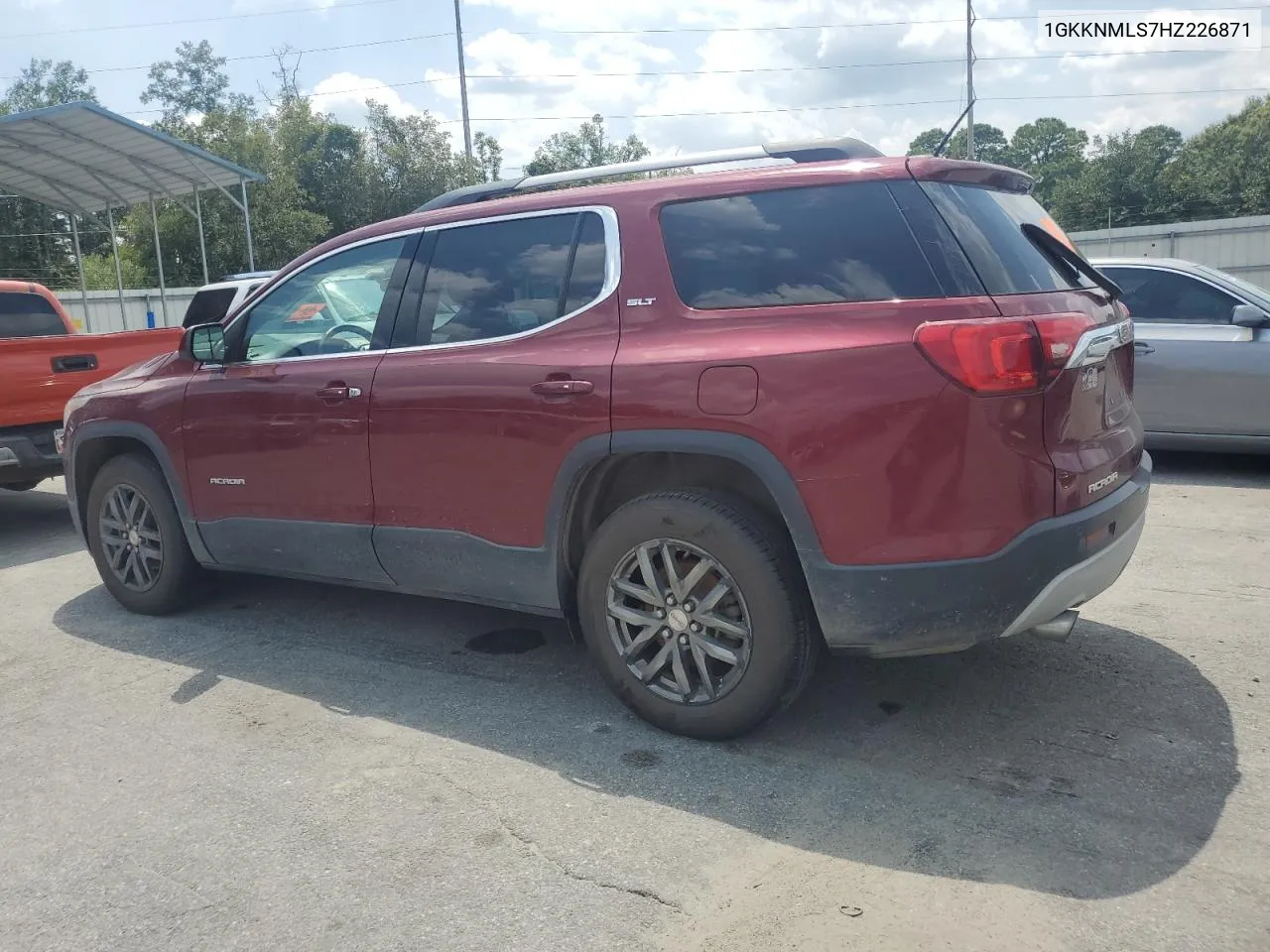 2017 GMC Acadia Slt-1 VIN: 1GKKNMLS7HZ226871 Lot: 67740834