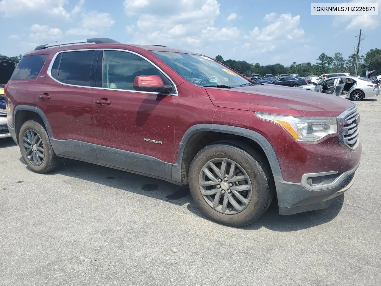 2017 GMC Acadia Slt-1 VIN: 1GKKNMLS7HZ226871 Lot: 67740834