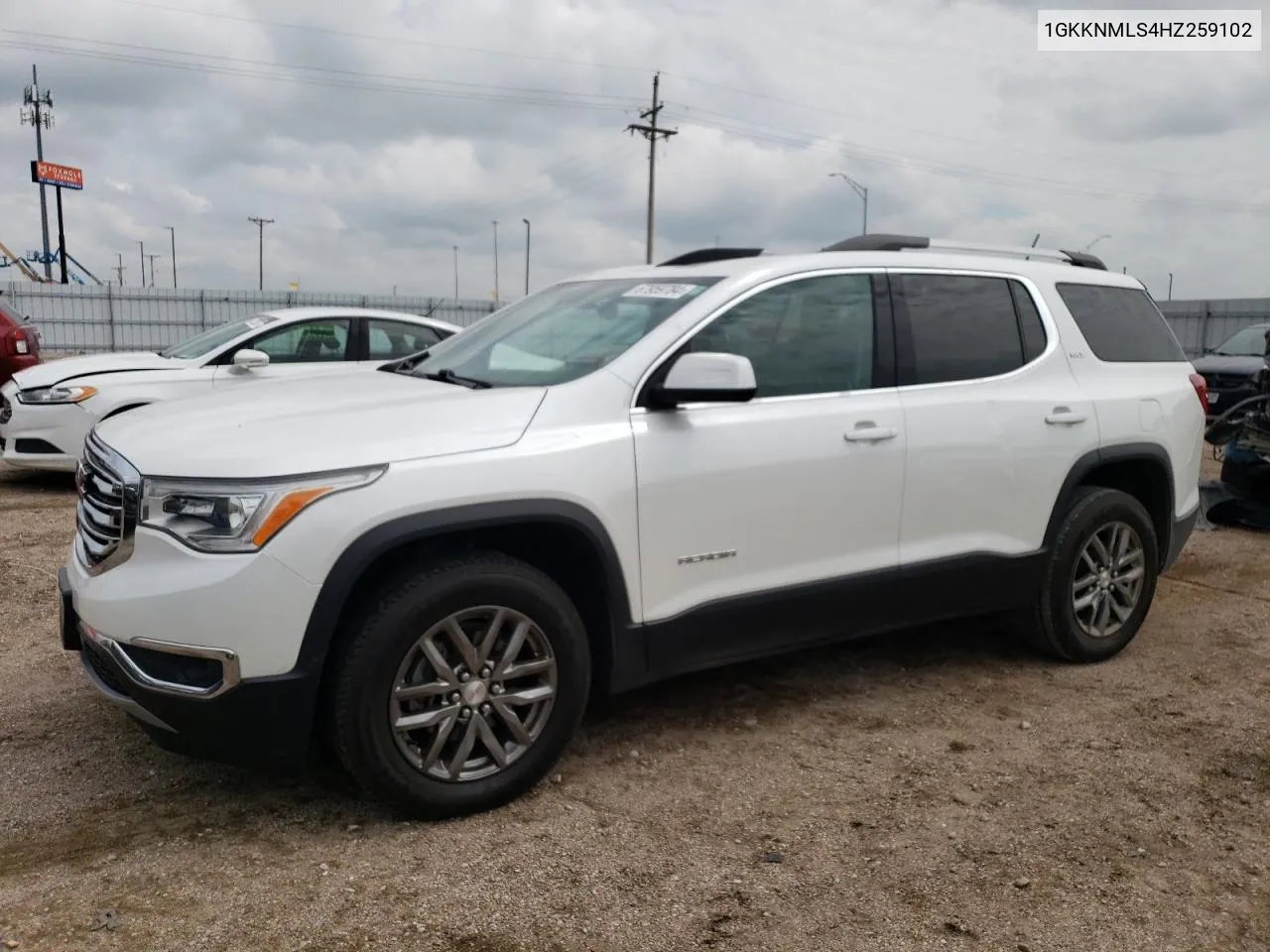 2017 GMC Acadia Slt-1 VIN: 1GKKNMLS4HZ259102 Lot: 67959784