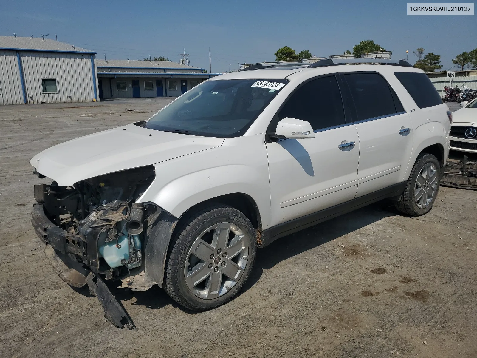 2017 GMC Acadia Limited Slt-2 VIN: 1GKKVSKD9HJ210127 Lot: 68745724