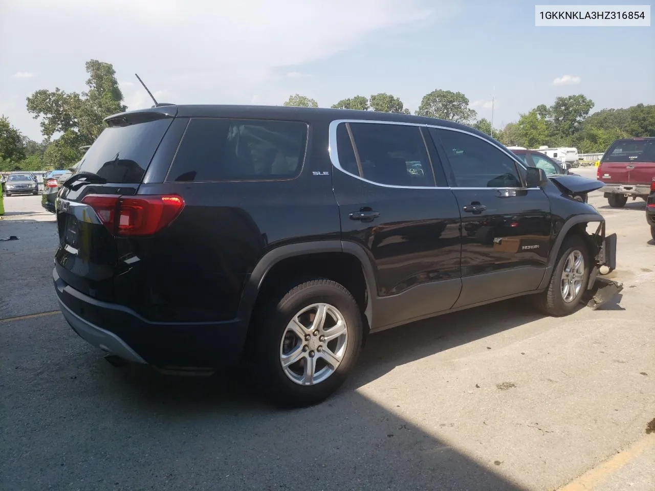 2017 GMC Acadia Sle VIN: 1GKKNKLA3HZ316854 Lot: 69633724