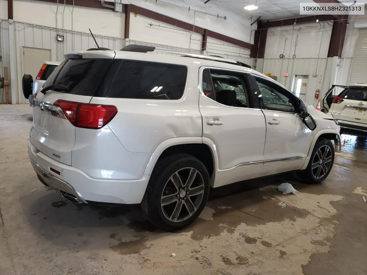 2017 GMC Acadia Denali VIN: 1GKKNXLS8HZ321313 Lot: 70264824