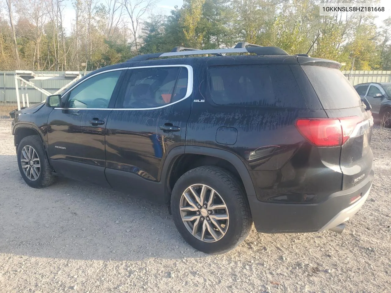 1GKKNSLS8HZ181668 2017 GMC Acadia Sle