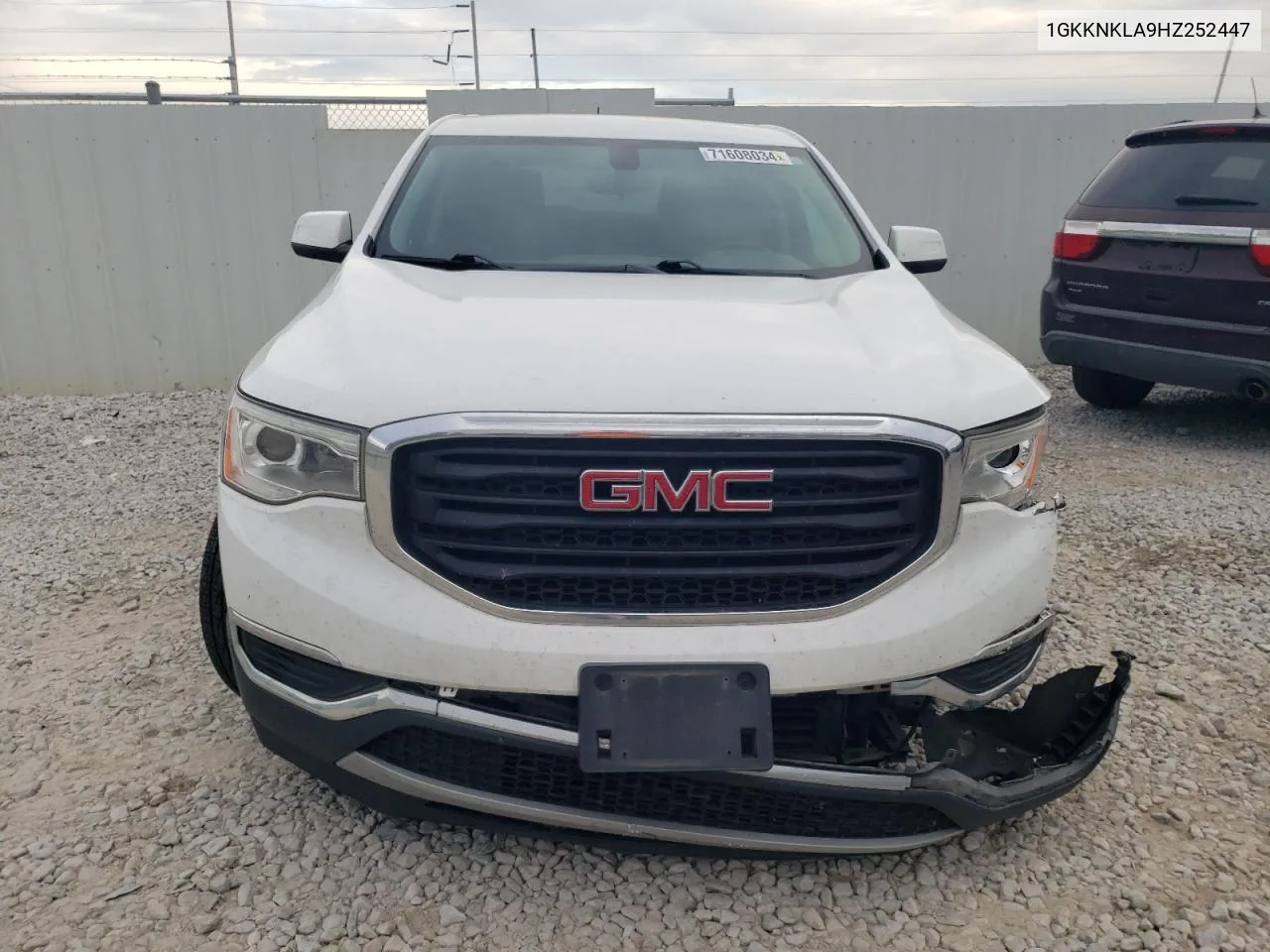 2017 GMC Acadia Sle VIN: 1GKKNKLA9HZ252447 Lot: 71608034