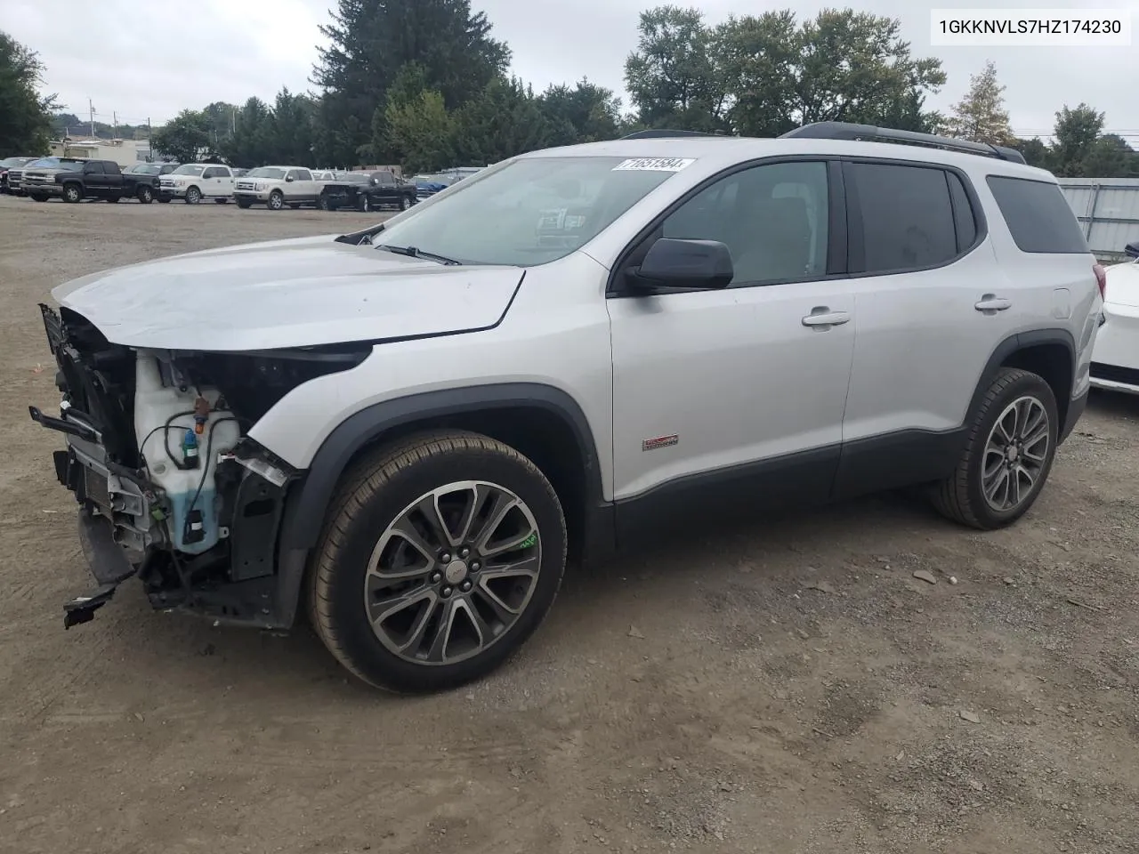 2017 GMC Acadia All Terrain VIN: 1GKKNVLS7HZ174230 Lot: 71651584