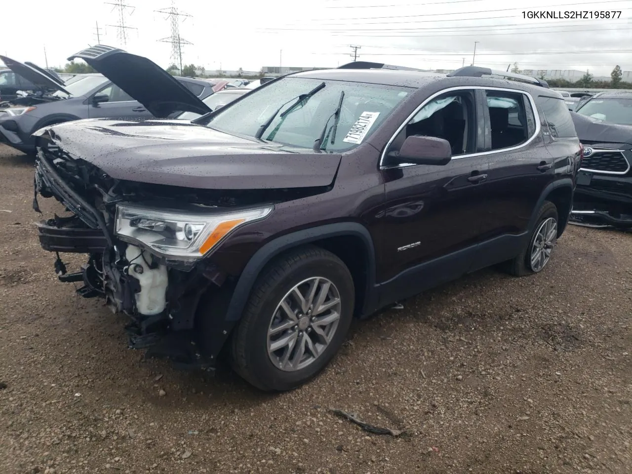 1GKKNLLS2HZ195877 2017 GMC Acadia Sle