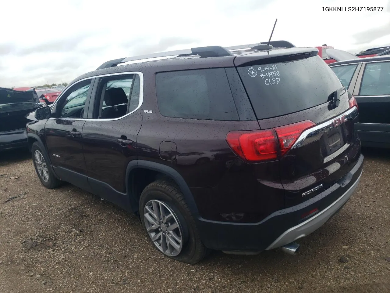 1GKKNLLS2HZ195877 2017 GMC Acadia Sle