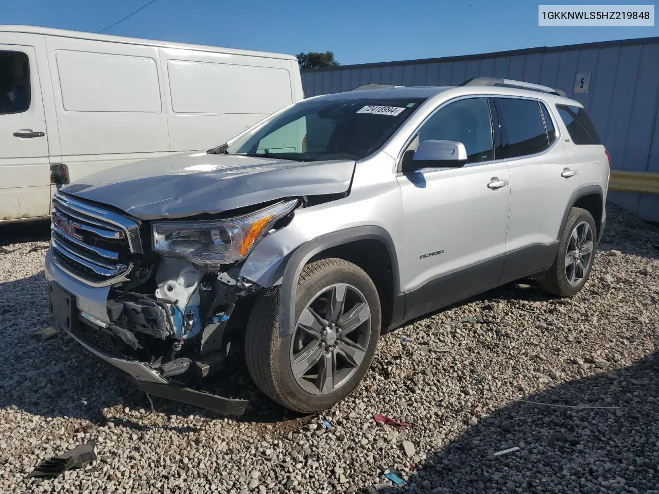 2017 GMC Acadia Slt-2 VIN: 1GKKNWLS5HZ219848 Lot: 72418994