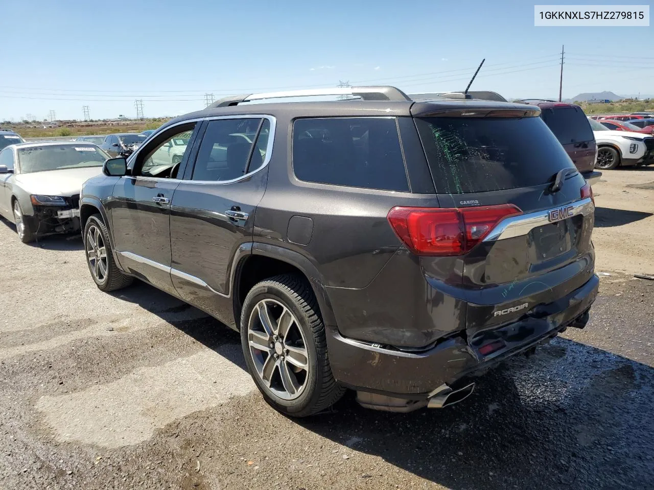 2017 GMC Acadia Denali VIN: 1GKKNXLS7HZ279815 Lot: 72473604