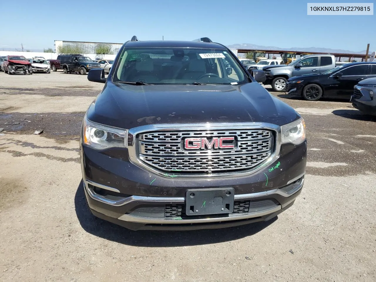 2017 GMC Acadia Denali VIN: 1GKKNXLS7HZ279815 Lot: 72473604