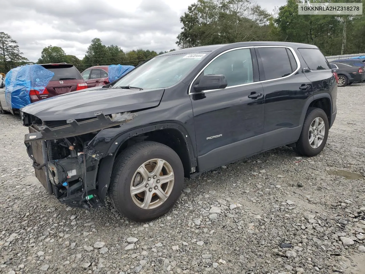 2017 GMC Acadia Sle VIN: 1GKKNRLA2HZ318278 Lot: 72630444