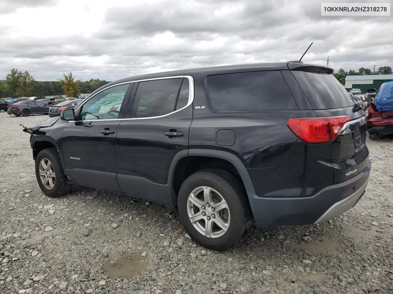 2017 GMC Acadia Sle VIN: 1GKKNRLA2HZ318278 Lot: 72630444