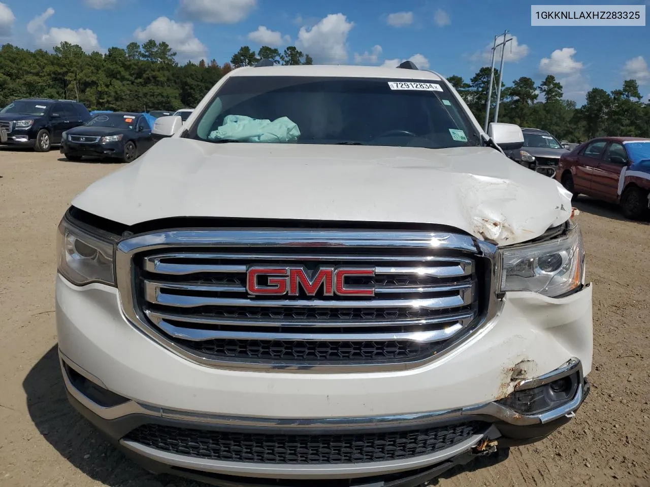 2017 GMC Acadia Sle VIN: 1GKKNLLAXHZ283325 Lot: 72912834